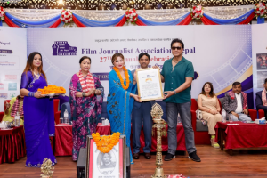 चलचित्र पत्रकारिता दिवसको २७औँ अवसरमा कलाकार तथा समाजसेवी माया थामी सम्मानित,माया थामीको योगदानको उच्च कदर |